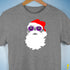 Santa’s Lesbian Labrys Pride Flag Shades Premium Unisex T-Shirt - Grey Heather